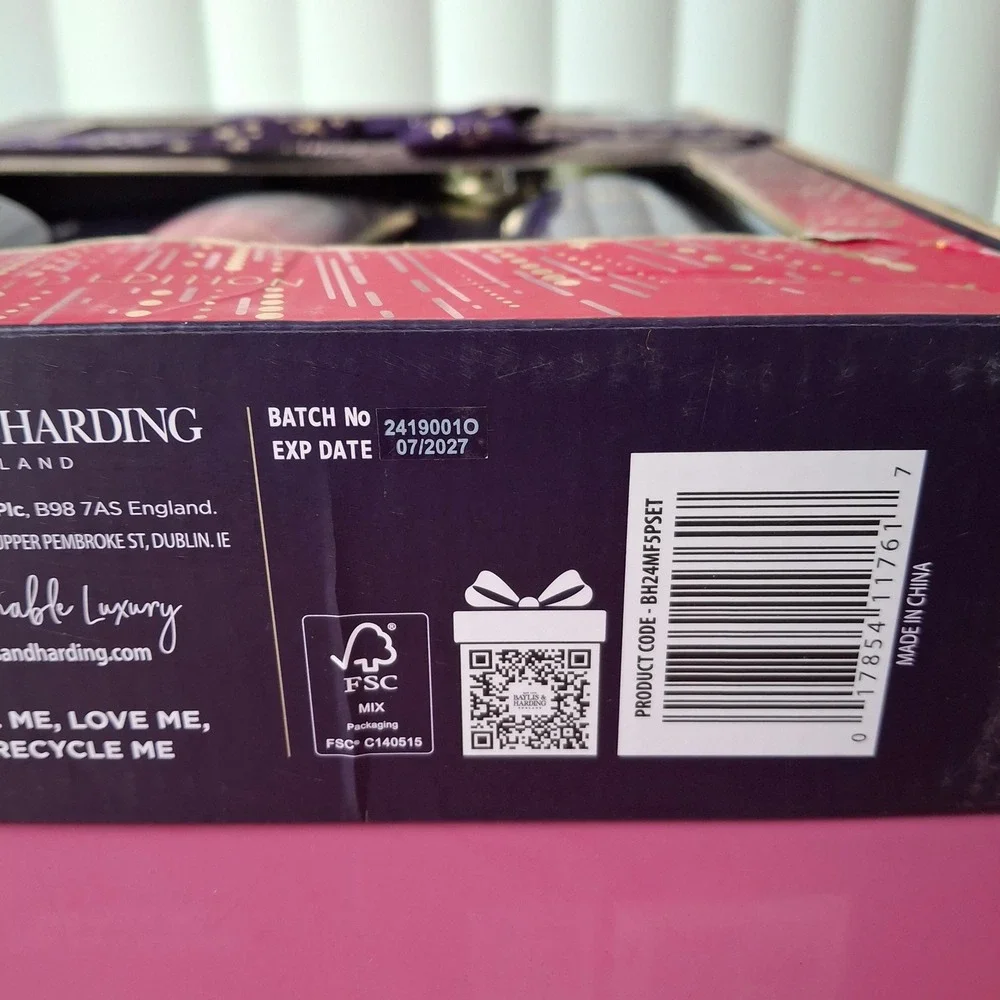 Baylis & Harding Moonlight Fig 5-Piece Bath & Body Gift Set Lotion Butter Soap
